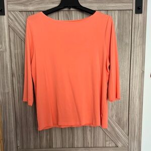 Talbots Pink 3/4 Sleeve Blouse